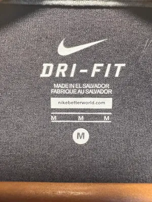 Nike Dri-Fit Silver Gray Short Sleeve Top thumbnail 4