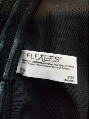 Flexees Black Shaping Shorts with High Waistband Size Small thumbnail 5