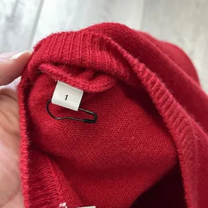 Sandro Happening Sweater wool cashmere oversized womens Red (small) contemporary thumbnail 7