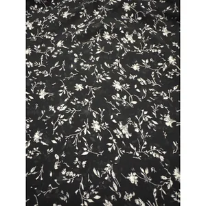 T Tahari Black Floral Smocked‎ Mock Neck Blouse – Size Small – NWOT thumbnail 4