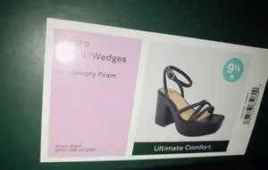 Wild Fable Women’s Black Heels Size 9.5 w thumbnail 2