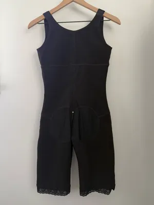 Vedette US Large Shapewear Thigh One Piece Black Faja Made in Colombia Hook Eye thumbnail 2