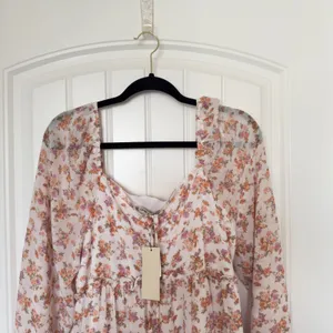 All In Love XL Long Sleeve Tiered Floral Ruffle Dres‎s Cottagecore Whimsigoth thumbnail 3