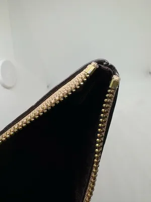 Coach Cream Wallet Wristlet With Horse And Carriage Logo In Gold Color thumbnail 6