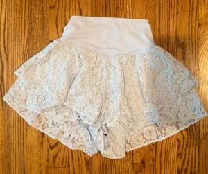 Aerie ruffle shorts thumbnail 1