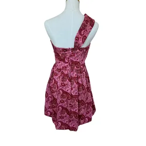 Likely Pink Paisley Bubble Hem Mini Dress SIZE 12 Cocktail Corset Designer $228 thumbnail 10