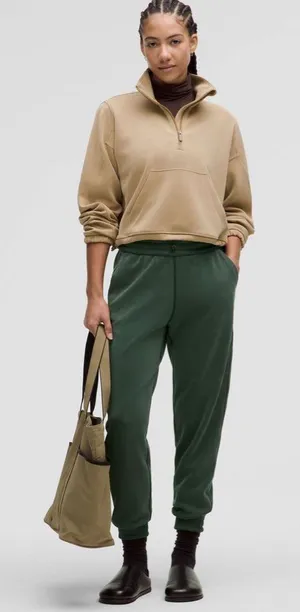 Lululemon Brushed Softstreme High-Rise Jogger Rainforest Green thumbnail 1