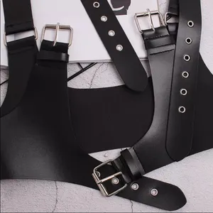 Black Harness Suspender Buckle Bondage New thumbnail 11
