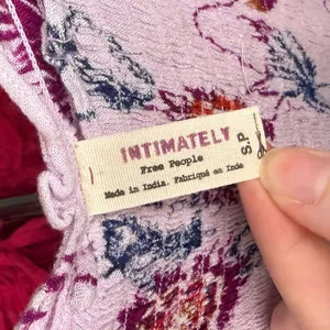Free People Intimately Garden Party Floral Maxi Dress in Purple Women’s Sz Small thumbnail 9