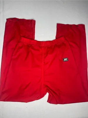 Helly Hansen Red Nylon Classic Logo Pants (Large) thumbnail 4