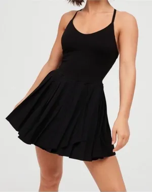 Aerie offline tiebreaker pleated skort dress size small thumbnail 1