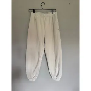 TNA Aritzia Terry Fleece Perfect Fit Hoodie & Mega Fit Joggers Beige Size Small thumbnail 6