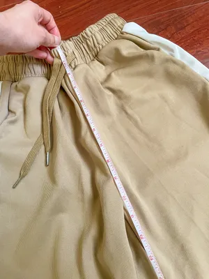 Striped Sweatpants Tan Size M thumbnail 4