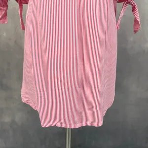 Lascana Off The Shoulder Striped Tunic Dress Size Small‎ Coastal Preppy Nautical thumbnail 4