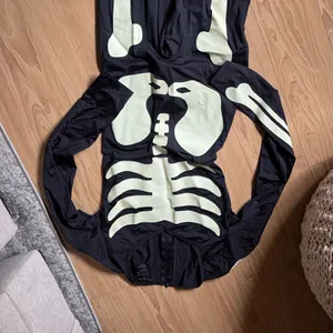 Leg Avenue Black and White Skeleton Jumpsuit thumbnail 2