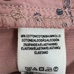 We The Free Free People Raw Hem Corduroy Ankle Skinny Pants‎ Dusty Rose Pink 27 thumbnail 9