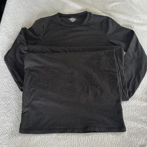 SKIMS Fits Everybody crew Neck long sleeve Dress, BLACK, Size Medium, $88 thumbnail 7