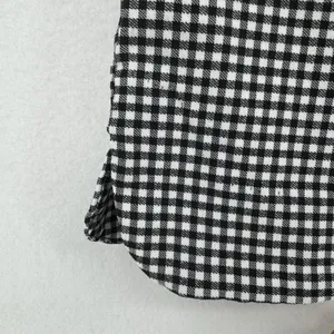 Autres Filles Houndstooth Pants Women M Black White Cropped Flare Stretch thumbnail 5