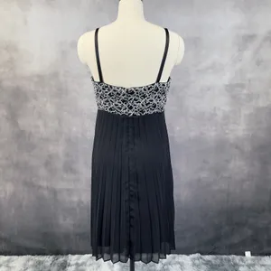 RM Richards Cocktail Dress Size‎ 16 Pleated Party Glam Elegant Old Hollywood thumbnail 3