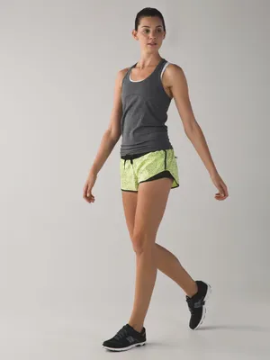 Lululemon Hotty Hot Short Dottie Dash Clarity Yellow Black / Black size 4 Small thumbnail 6