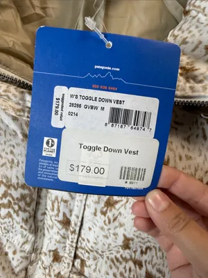 Patagonia Toggle Down Puffer Vest M NWT thumbnail 4
