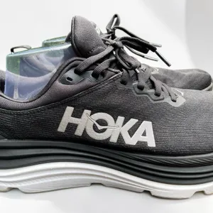 Hoka Gaviota 5 Wide Womens 11D Black White Stability Running Shoes 1134270 BWHT thumbnail 11