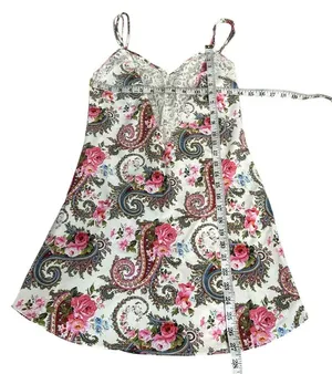 Victoria's Secret Gold Label Vintage Floral Paisley Slip Dress Size Small thumbnail 7