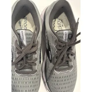 Brooks Ghost 13 Womens Size 7.5 Gray Running Walking Shoes Sneakers 1203381b084 thumbnail 4