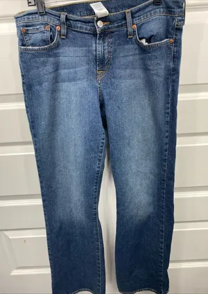 Vintage Lucky Brand Dungarees Denim Jeans Womens 32x31 Red Label Cene 7W10370 thumbnail 1