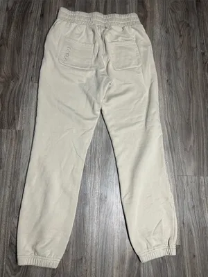 POPFLEX Beige High-Rise Elastic Waist Joggers thumbnail 8