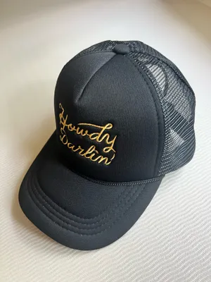 Howdy Darlin’ classic trucker hat NWOT Black thumbnail 2