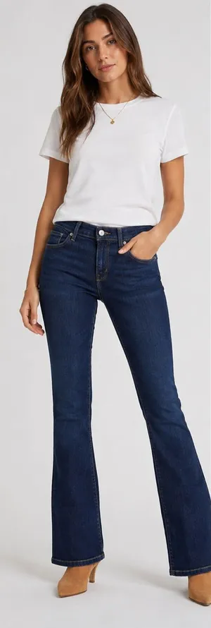 Levi’s Classic Bootcut Dark Wash Jeans Size 6 | Flattering Fit thumbnail 1