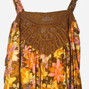 Free People Bali Moroccan Flower Tunic Top XS | Cottagecore Boho thumbnail 4