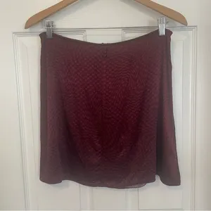 Purple Satin Mini Skirt Tommy Jeans Tommy Hilfiger Maroon Dark Academia thumbnail 2