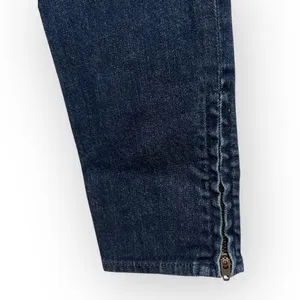 Madewell Super Low Rise Slim Cropped Jeans with Side Zip in Dark Wash size 24 thumbnail 6