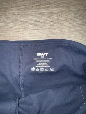 SWT Active Stripe Foldover Hot Shorts Size XS thumbnail 4