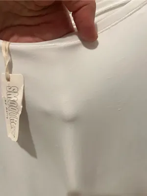 aerie White Crewneck Short Sleeve Top thumbnail 3