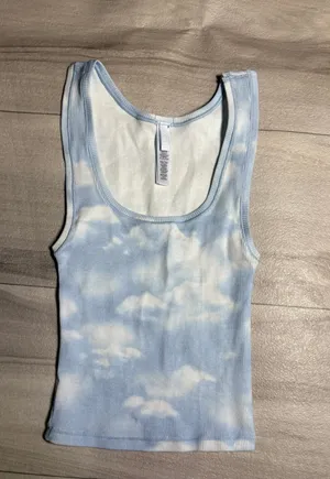 Skims cotton rib tank Color Blue Quartz Cloud thumbnail 3