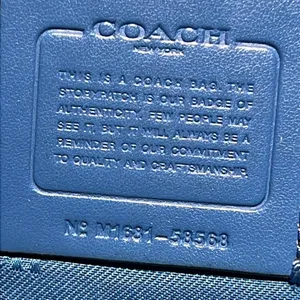 Coach Blue Taylor Tote No. M1681-58568 B91‎ thumbnail 13