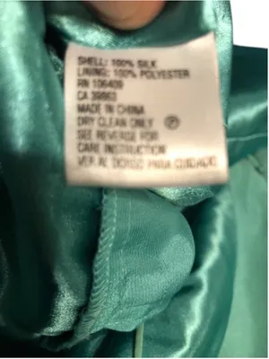 Antonio Melani SILK Sea-foam Dress Size 14 thumbnail 7