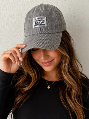 Levi's Grey Baseball Hat with Front Patch adjustable thumbnail 1