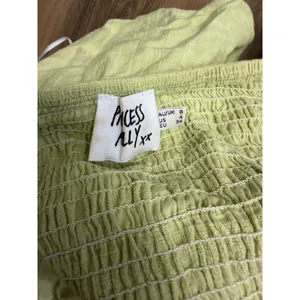 Princess Polly Green Balloon Sleeve Mini Dress Tiered Cottagecore Peasant Fairy thumbnail 4