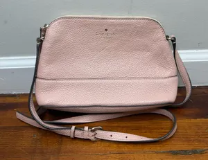 kate spade Pale Pink Pebbled Leather Crossbody thumbnail 1