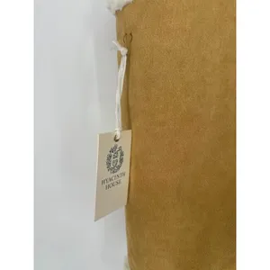 TUCKERNUCK Hyacinth House Tan Faux Suede‎ Shearling Crosby Vest M Boho Western thumbnail 6