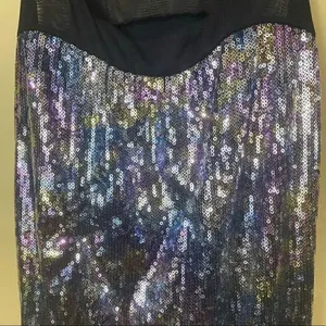 XOXO Multi Colored Sequins Sleeveless Black Dress Size Medium thumbnail 9