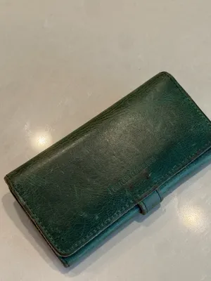 Portland Leather Green Wallet thumbnail 7