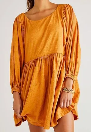Free People Beach Get Obsessed babydoll mini dress thumbnail 1