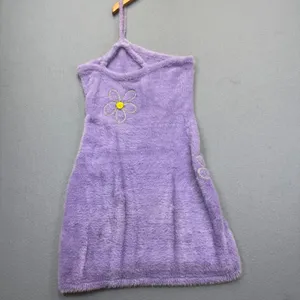 For Love‎ & Lemons Purple Fuzzy Daisy One Shoulder Mini Dress Small KSP23D101 thumbnail 9