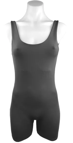 Girlfriend Collective Gray Unitard Cycling Bike Scoop Tank One Piece Romper S thumbnail 1
