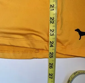 PINK Victoria’s Secret Half Zip Top Golden Yellow Fitted Athletic thumbnail 12